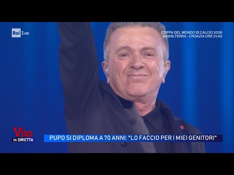 Video Esami di maturità anche per Pupo a 70 anni - Vita in diretta 17/06/2026
