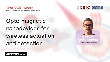 IMB-CNM Talks: Opto-magnetic nanodevices for wireless actuation & detection