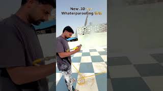✨ New 3D Waterproofing Design 2026 | Strong & Durable Roof Waterproofing Process #explorepage