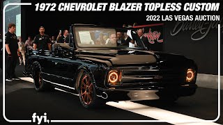 SOLD! 1972 Chevrolet Blazer Topless Custom SUV  BARRETTJACKSON 2022 LAS VEGAS