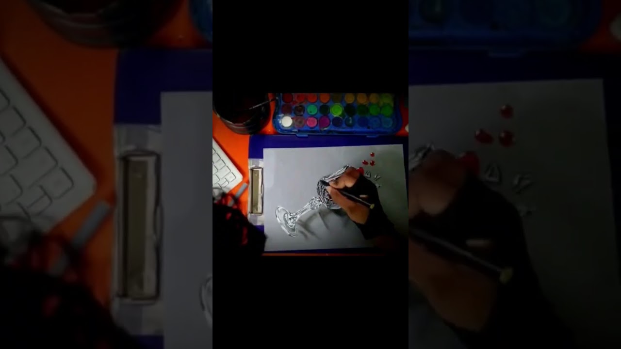 three hyper realistic 😱 3D drawing 