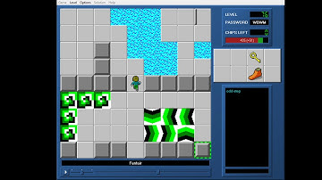 CCLP1 level 76 solution - 384 seconds