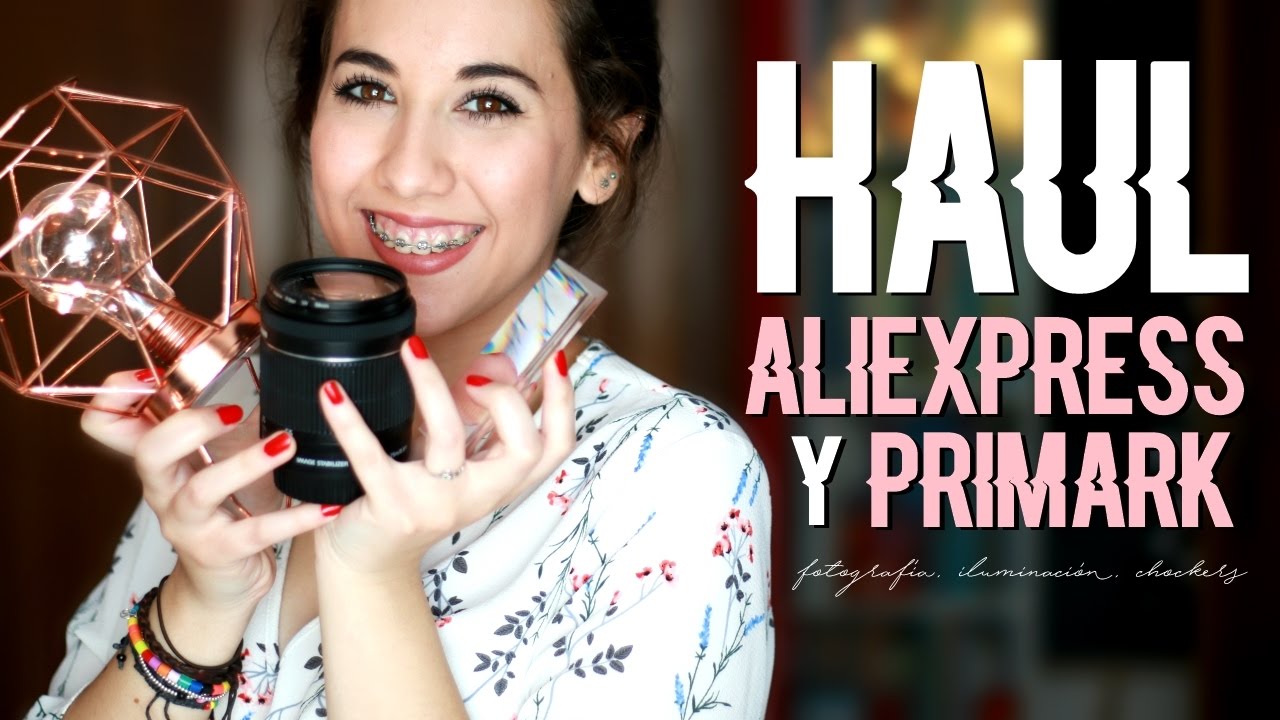 HAUL ALIEXPRESS Y PRIMARK | Fotografia, iluminacion, chockers... - Neni ♥