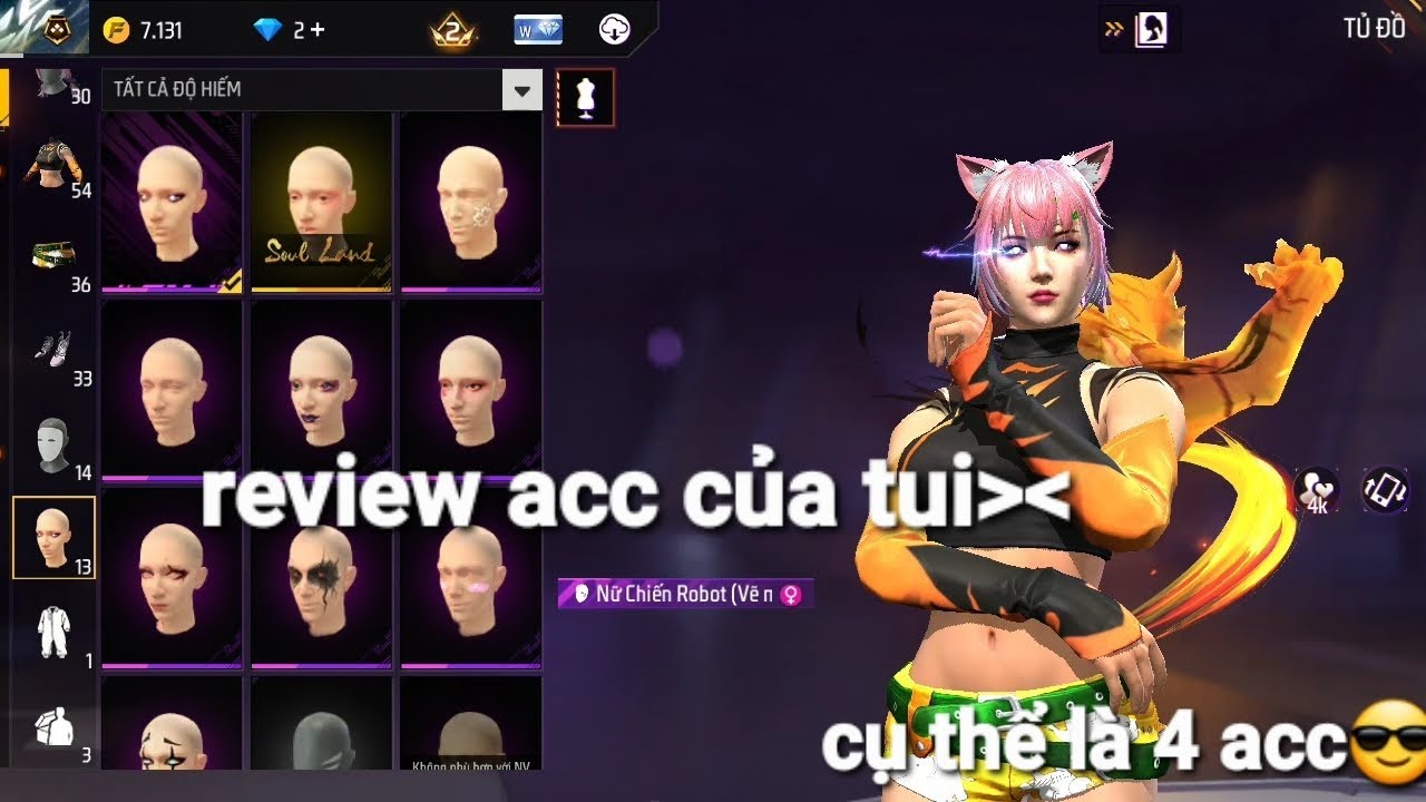 [free fire] review acc ff của 1 đứa đỗ nghèo khỉ😭#freefire #xh 