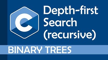 Recursive depth-first search for Binary Trees in C