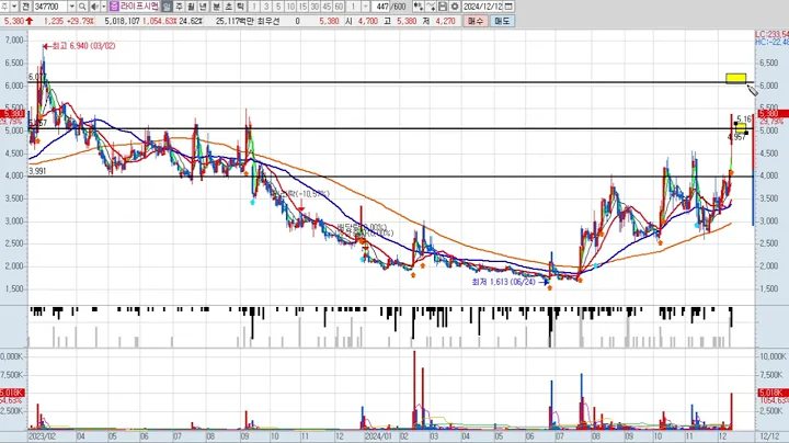 스피어 (전 라이프시맨틱스) (347700) 패턴분석 및 투자전략