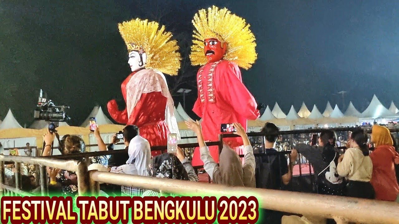 Ondel-ondel Betawi dan Barong Landong di Festival Tabut Bengkulu 2023