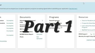 ERAS application 2025 step by step PART-1.