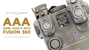 AAA Games Assets with Fusion 360 Tutorial - PROMO VIDEO