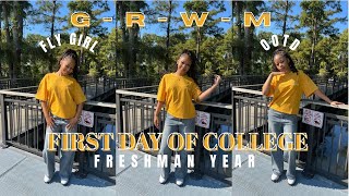 College Diaries 002: GRWM FIRST DAY OF CLASSES @ ULL📚|  college freshman, ootd, chit-chat 