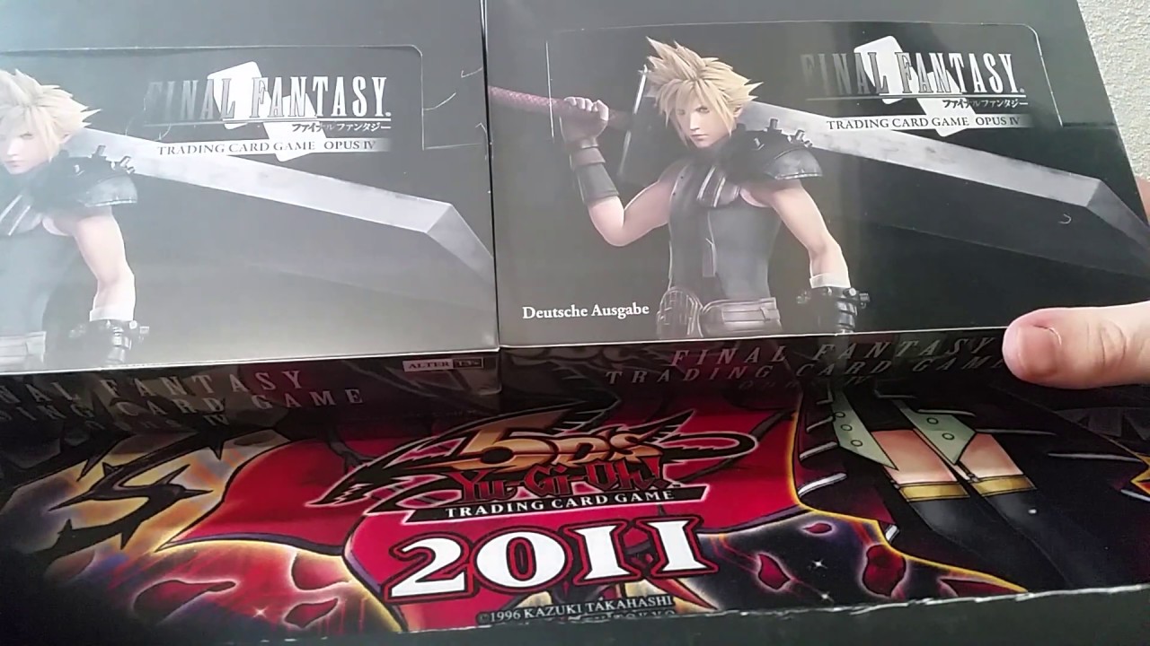 Final Fantasy TCG OPUS 4 Part 1 Display 1 YouTube
