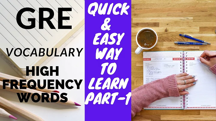 GRE Vocabulary - High Frequency Word | Part 1 | ABCS
