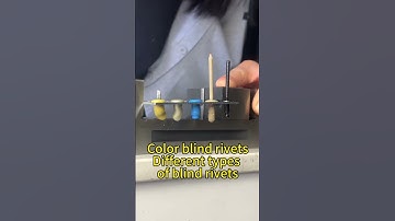 Different core blind rivet types can be customized in various colors. #rivet