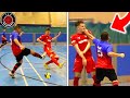 I played in a pro futsal match  i got punched football skills  goals
