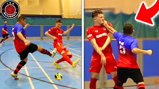 I Played in a PRO FUTSAL MATCH & I Got PUNCHED... (Football Skills & Goals)