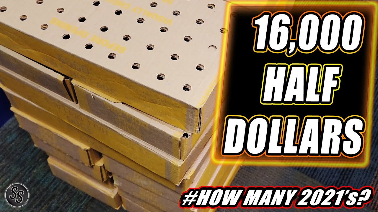 16 Boxes of Half Dollars Opened How Many 2021's? YouTube