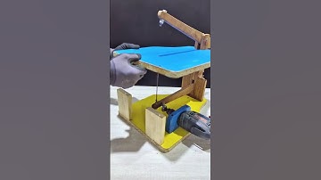 DIY Scroll Saw From a Drill