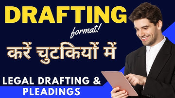 legal drafting for beginners | legal drafting format, Pleadings & Notice
