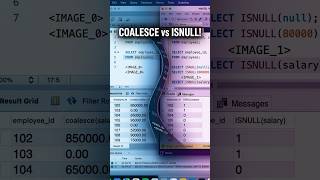 COALESCE vs ISNULL in SQL 🤯 | MySQL vs SQL Server #Shorts