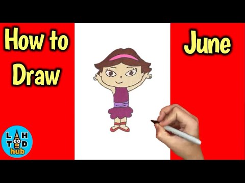 How to Draw June: Little Einstein's