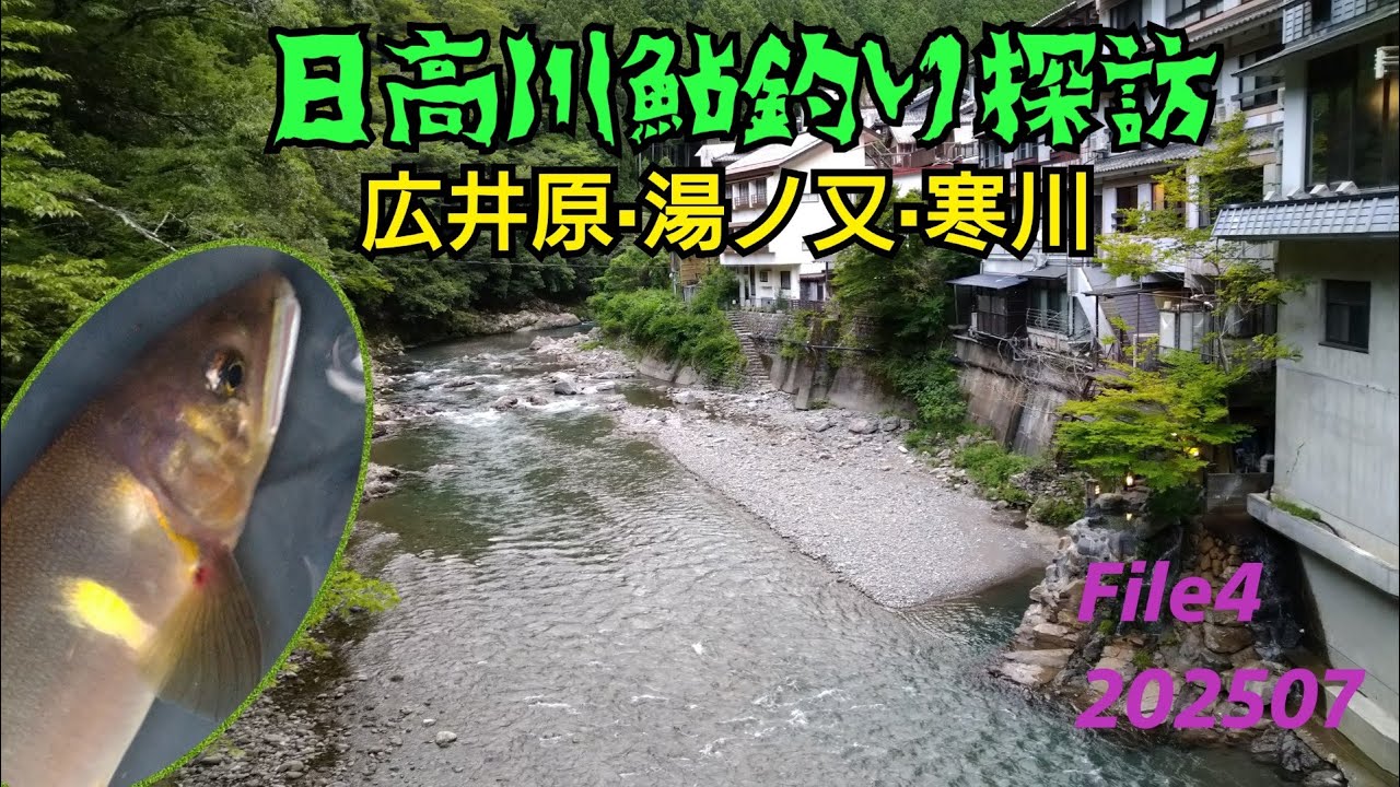 日高川鮎釣り探訪 File４  広井原　湯ノ又　寒川　202507