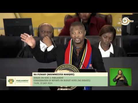 Speech in the National Assembly on Budget Vote 2: Parliament