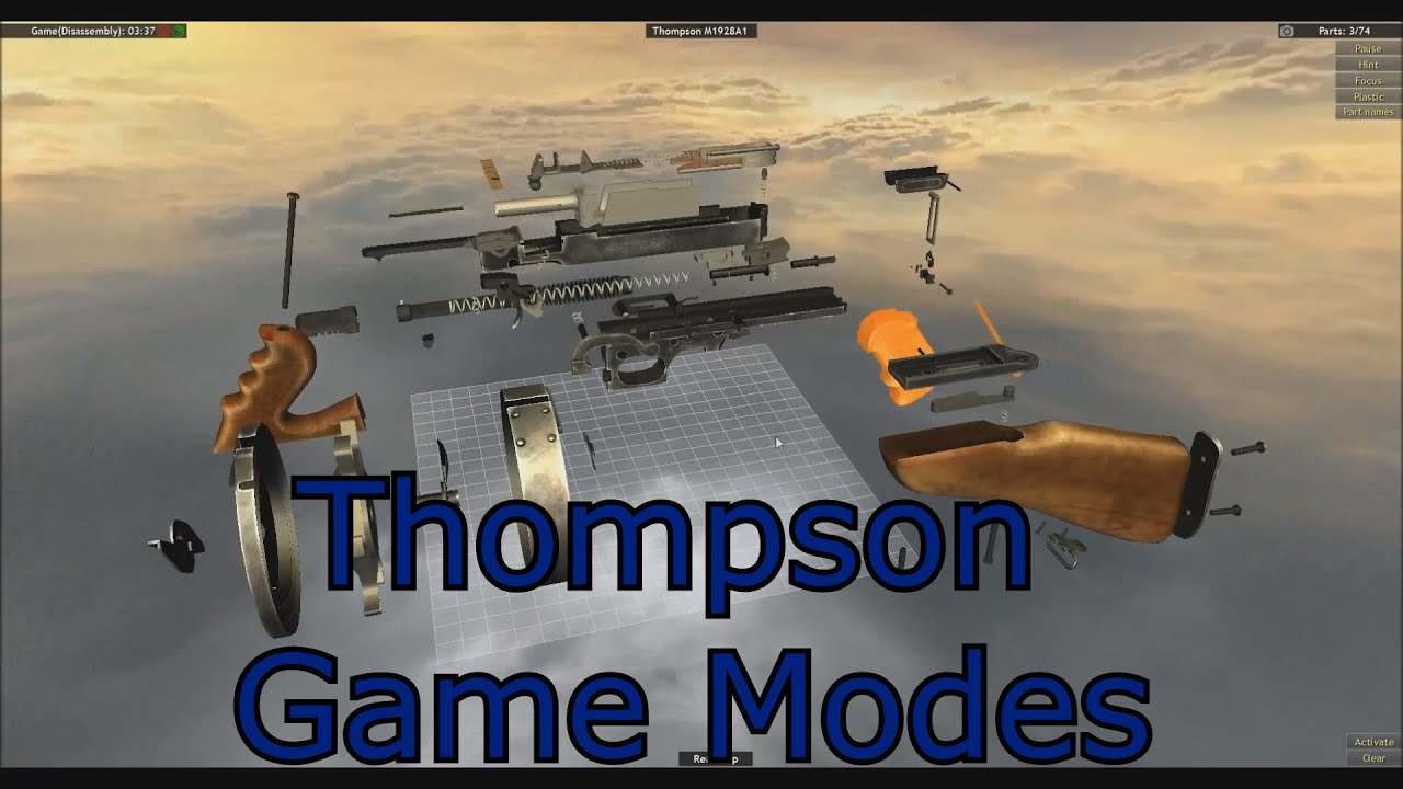 Lets Play World of Guns Gun Disassembly 18 Thompson Game Modes YouTube