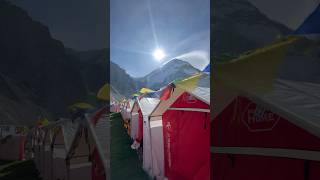 Моя палатка в базовом лагере #эверест #mountains #восхождение #himalayas #путешествия #горы #непал