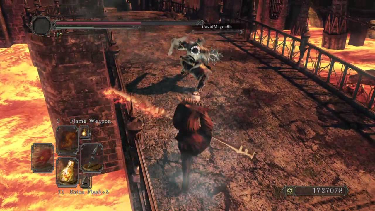 Dark souls 2 PvP with santiers Spear