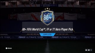 FIFA 23 - 88+ FIFA World Cup,FF or TT Hero Player Pick