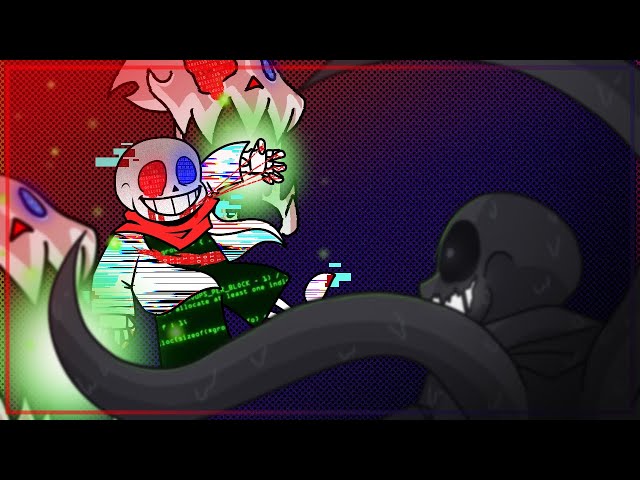 Error!Sans vs Nightmare!Sans [Animation] 