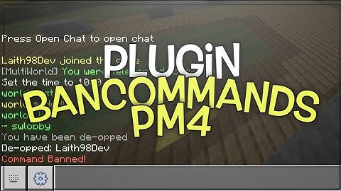 Plugin BanCommands for PM4