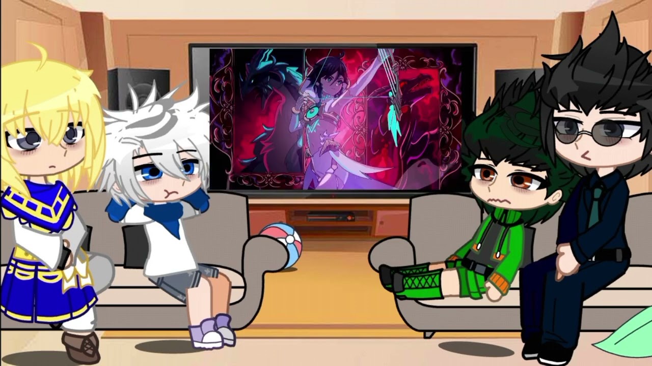 HxH react to Venti [HxH x Genshin impact] [My AU] {by °Tea boba°} 😇[No ship!]