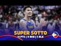 🇵🇭 Super Sotto does it all! | 11 PTS 9 REB 5 BLK - #FIBAWC 2023 Asia Qualifiers