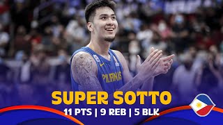 🇵🇭 Super Sotto does it all! | 11 PTS 9 REB 5 BLK