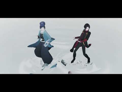 【刀剣乱舞MMD】絶え間なく藍色【加州清光/大和守安定】