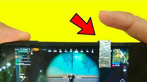 How To Make Fire Button / L1 R1 Button For PUBG Mobile,ROS And Fortnite!diy trigger with foil paper