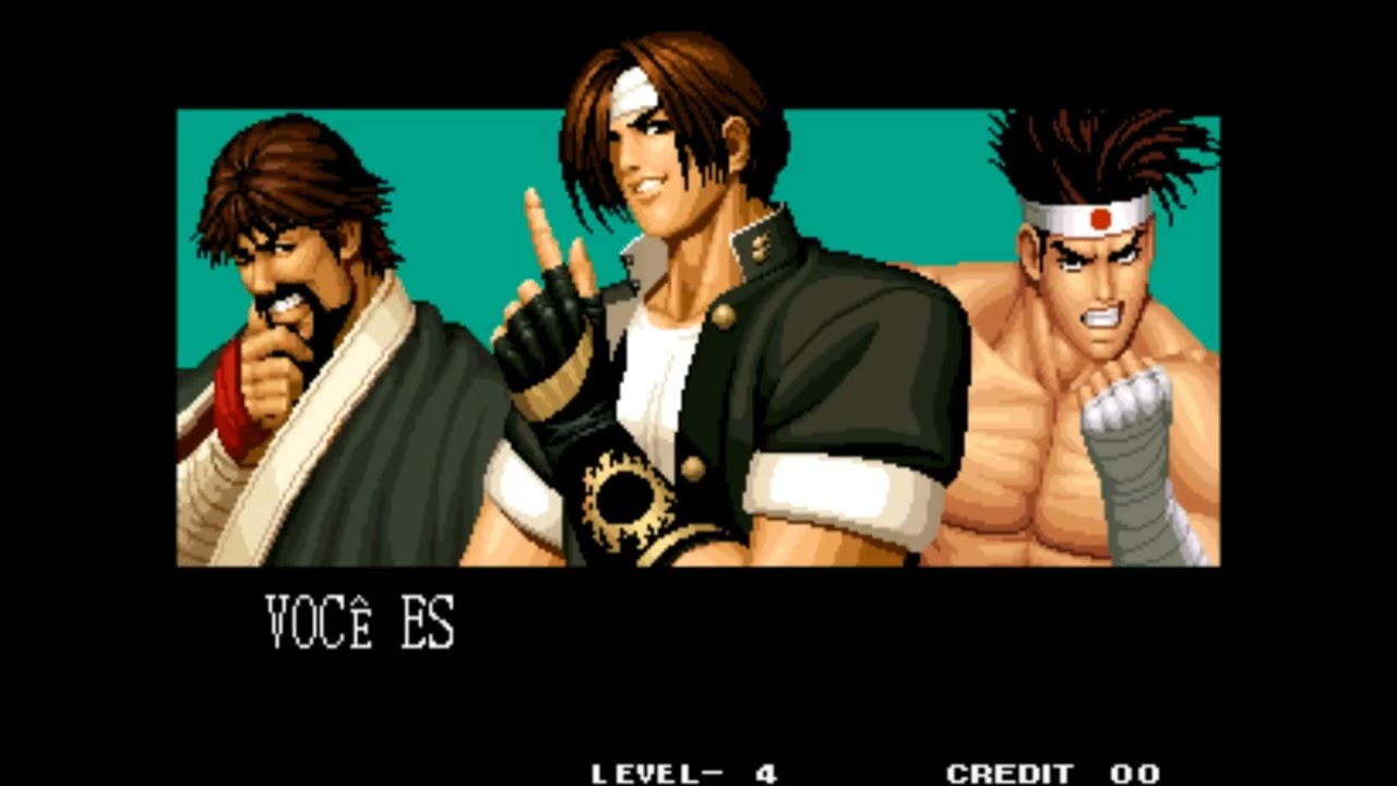 THE KING OF FIGHTERS 95 NEO GEO MVS ARCADE KYO KUSANAGI SAISYU KUSANAGI JOE HIGASHI SEM FINAL 