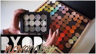 Building a Focus Palette | November | Using My Pan Those Eyeshadows & Singles