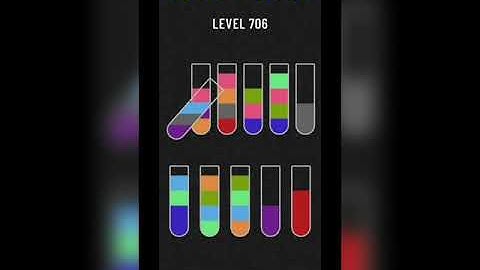 Water sort puzzle level 706