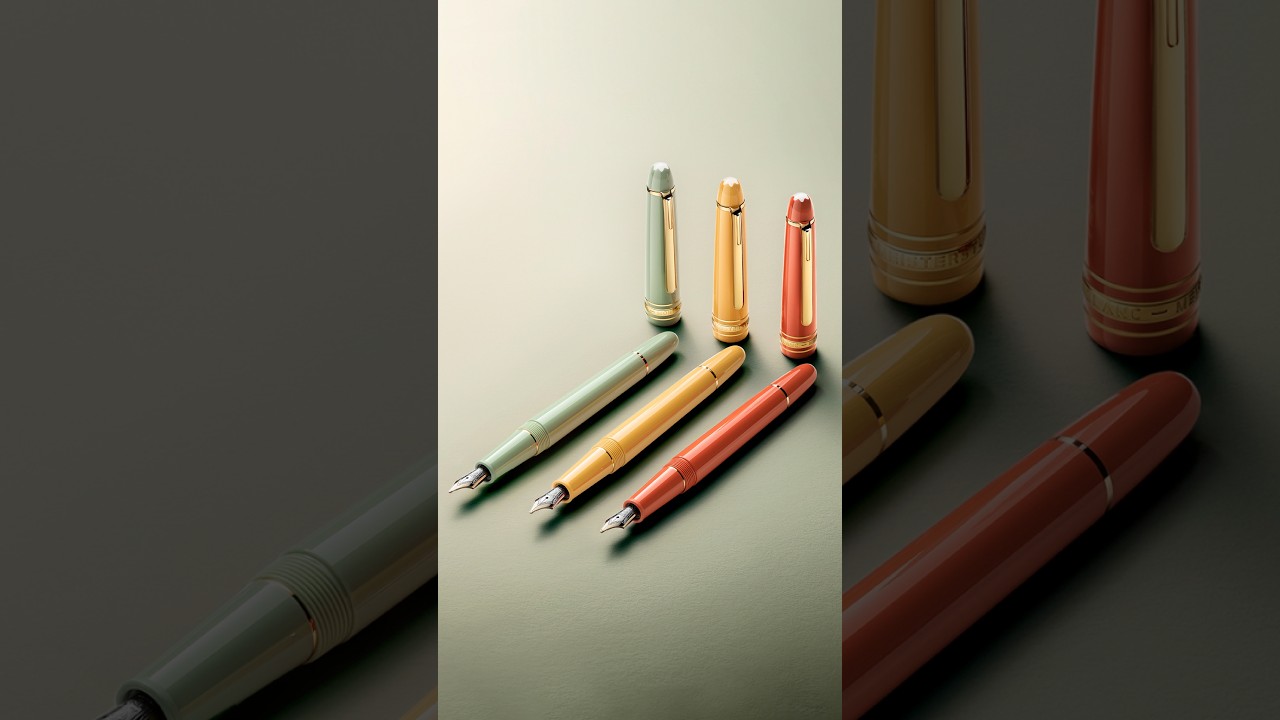 #Montblanc refreshes our icon in a trio of warm pastels. Discover the Meisterstück Bloom Collection.