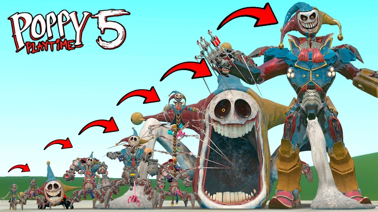 I FOUND ALL NEW PROTOTYPE POPPY PLAYTIME CHAPTER 5 In Garry's Mod ...