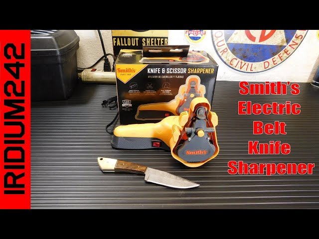 Smith's Electric Belt Knife Sharpener: Easy To Use! 