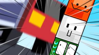 cubes vs oncoming traffic | Crossy-Road Animation screenshot 5
