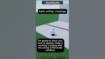 basic wiring: crossings RO Scale sandbox quick tutorial