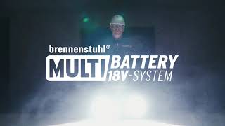 Video: BRENNENSTUHL LED pracovné svetlo 40W, 4500lm, IP65, pracovné svetlo kompatibilné s 18V batériami