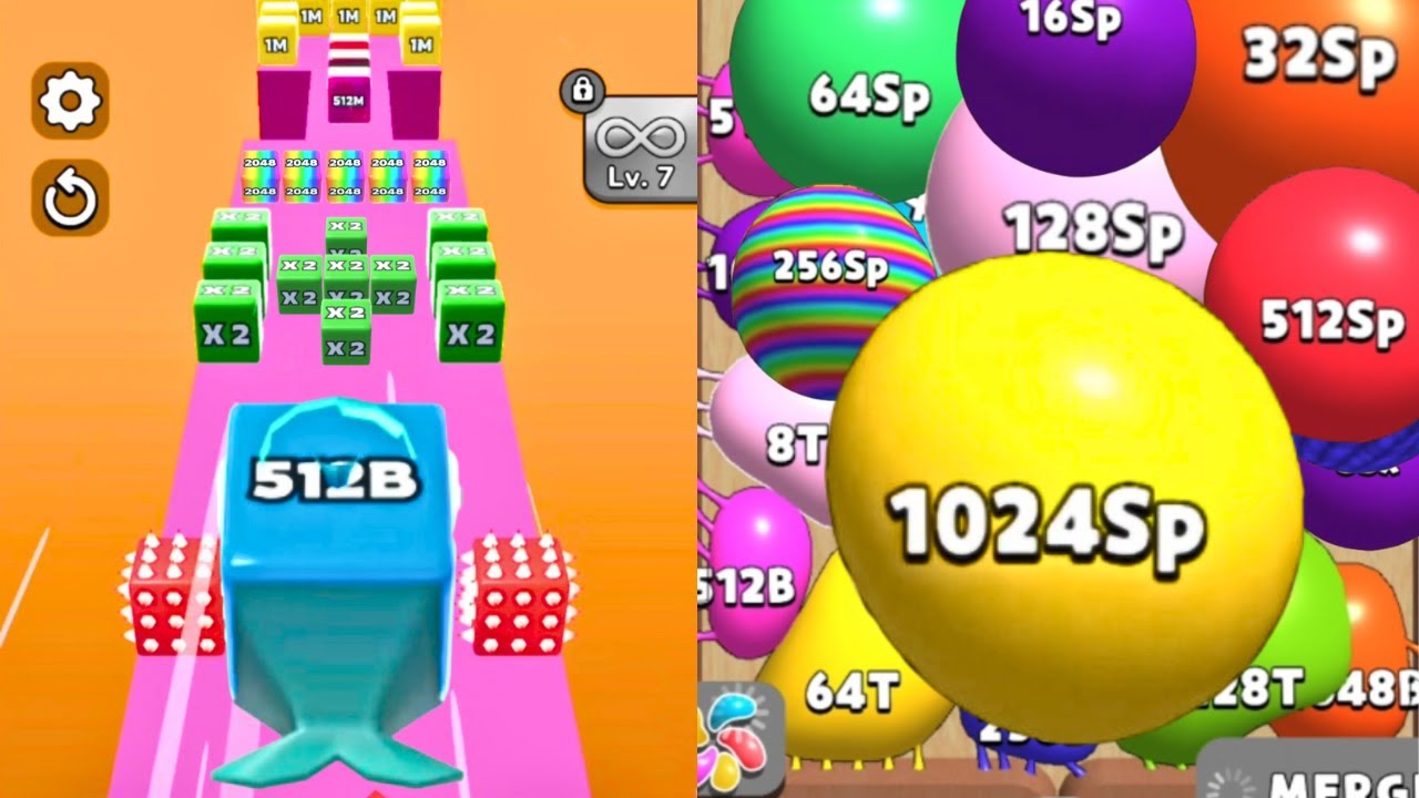 Jelly Run 2048 [Level 151-165, Bonus Level | Blob Merge 3D [Day 20] | Hole Merge Run ASMR