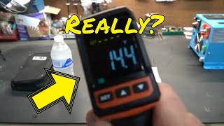 How To Use Harbor Freight 20:1 Infrared Laser Thermometer With Color Alarms, NTDT Review