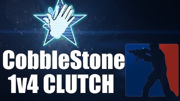 CS:GO SICK CLUTCH 1v4 (AWP Cobblestone)