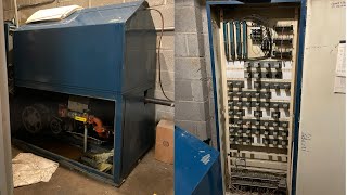 1960s ESCO Hydraulic Elevator Machine Room Tour